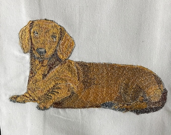 Dachshund Tea Towel