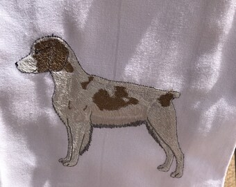 Brittany Spaniel Tea Towel