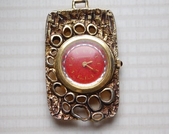 Reloj de bolsillo de cuerda manual en estilo vintage, color plateado, con  posibilidad de monograma -  España