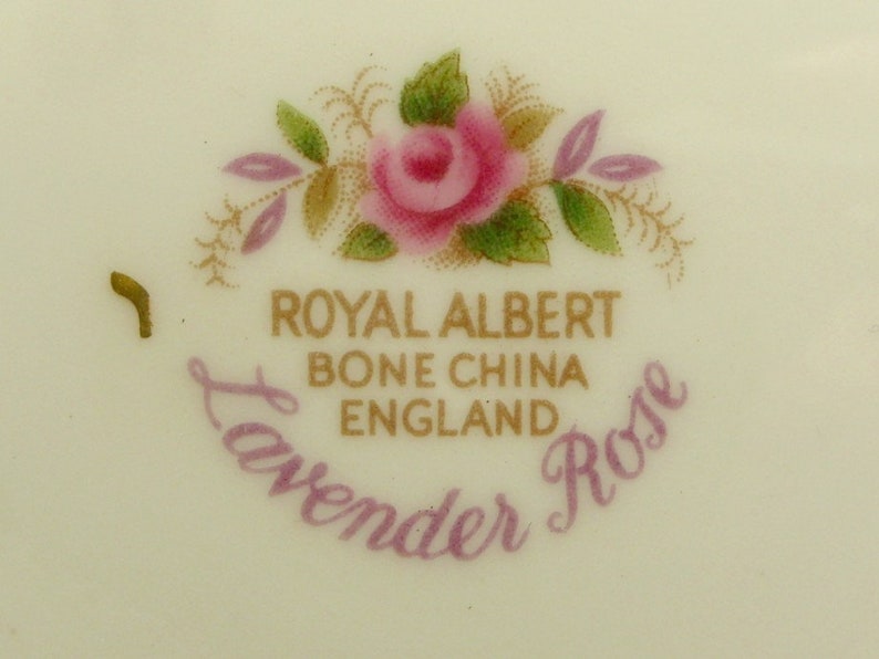 Royal Albert Lavender Rose Pattern Bone China England Candy Dish Sweet Meat Dish Trinket Dish Unique Christmas Birthday Anniversary Gift