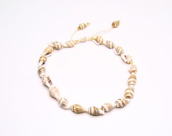 Seashell Jewelry, Summer Beach Adjustable Anklet