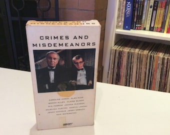 Crimes and Disdemeanours (1989) Woody Allen, Martin Landau - VHS - Used
