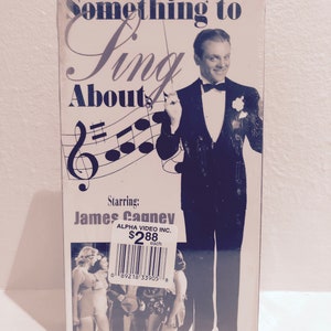 Something to Sing About 1937 - VHS Alpha Videos Distributors, Inc. 1996 - New