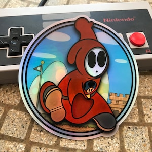 Shy Guy Super Mario Bros. 2 Amazing Spiderman 300 Vinyl Sticker Decal Bumper Sticker
