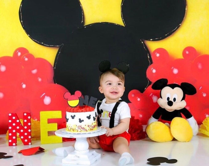 Mickey Mickey cake topper,Mickey party decor,Mickey birthday Mickey or Minnie topper 12 birthday topper Minnie topper any age topper