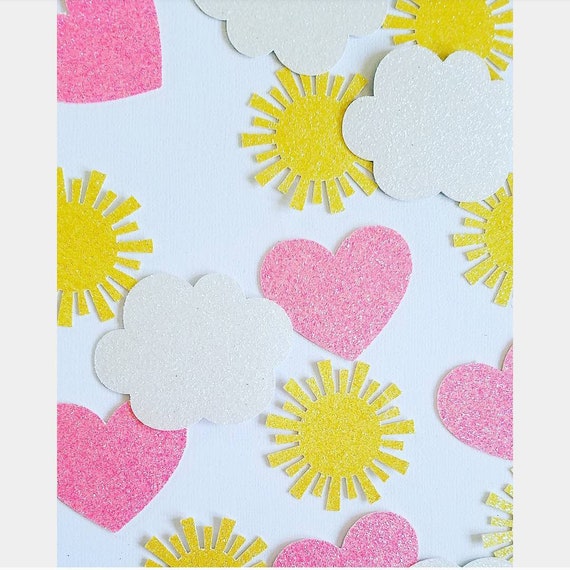 Sunshine confetti,you are my sunshine,sunshine 1st birthday,sunshine baby shower,sunshine cake smash sunshine table decor,sunshine party Il_570xn