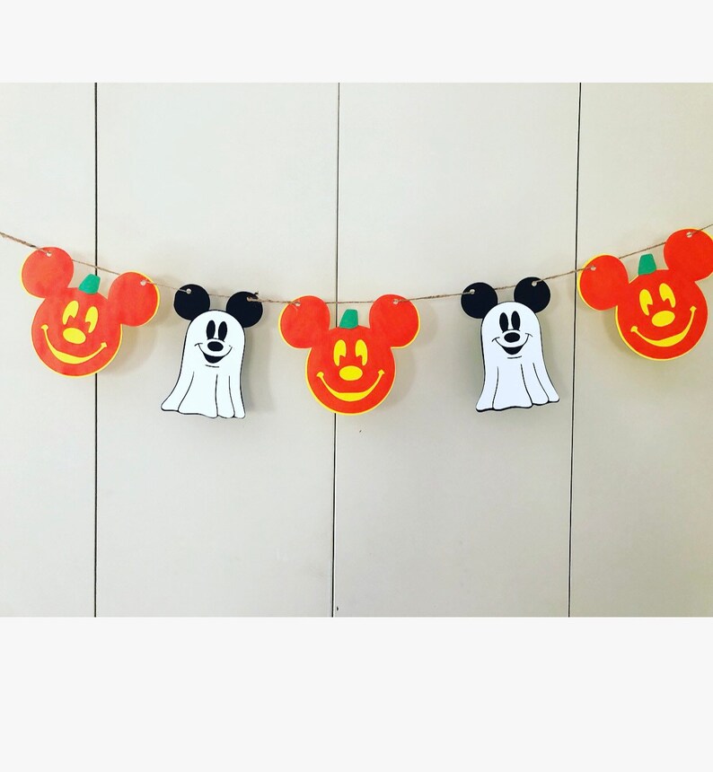 Mickey halloween garlandHalloween party decorMickey Etsy