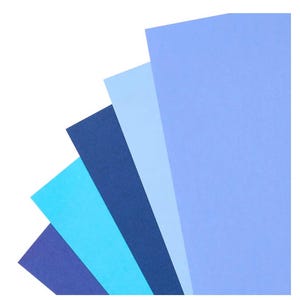 Heavy Blues Cardstock Paper,110lb cardstock paper,8.5x11 cardstock,cardstock for cricut,scrapbooking paper,crafting paper,artisan paper