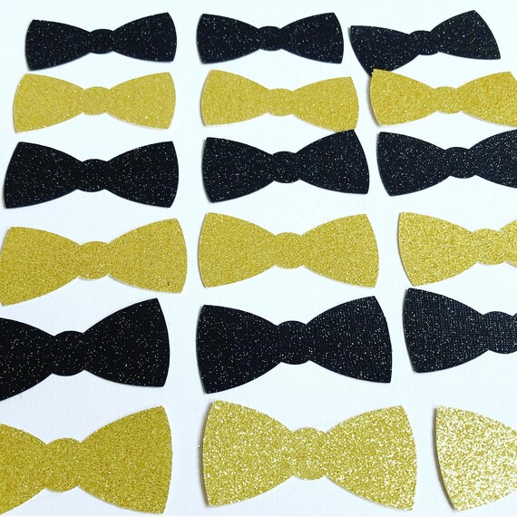 Glitter Mr. ONEderful birthday decorations ,little man bow ties,Paper bow ties,Little man baby shower,table centerpiece,bow ties for diy Il_570xn