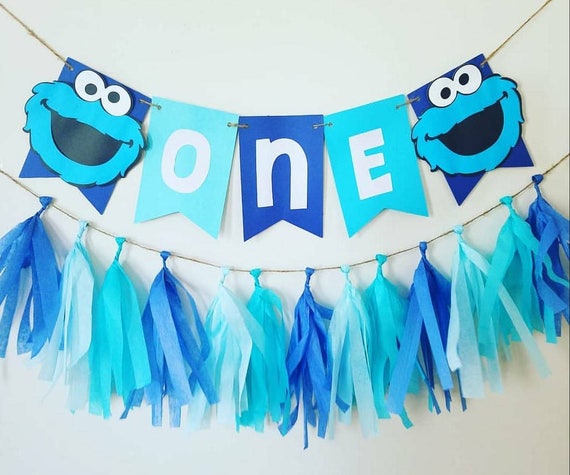 Cookie Monster High Chair Banner Cookie Monster Banner Cookie