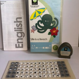 LINKED Cricut cartridge, life is a beach, cricut images, cricut machine tools, cricut machine accessories, scrapbooking supplies, crafting