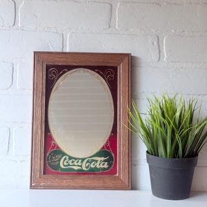 Vintage Coca Cola Mirror Framed - Etsy