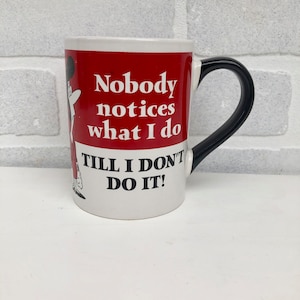 Vintage Mug. Mothers Day Humor Gag Gift. Woman's Gag Gift. Funny Office Humor Coffee Cup. 90s Humor. Pencil holder. Birthday Mug. afbeelding 3