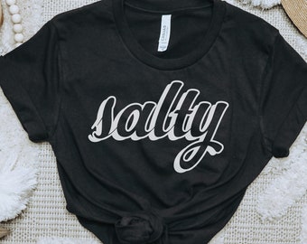 Salty T-shirt - Why so salty? mono color, comfy tee