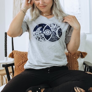 Vesica piscis - Unisex short sleeve t-shirt
