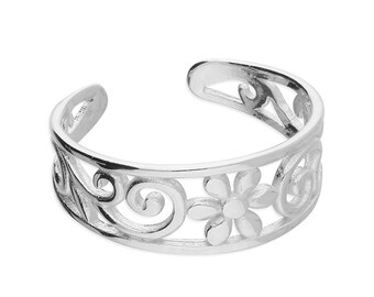 Rope Braid Band MiYa Jewelry Sterling Silver Adjustable Toe Ring Handmade Dainty Ring Rope Braid Band MiYa Jewelry Sterling Silver Adjustable Toe Ring Handmade Dainty Ring