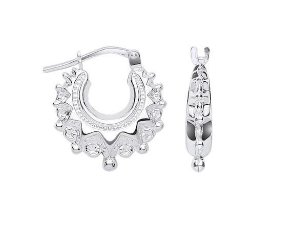 Gypsy style 2024 creole earrings