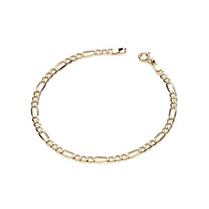 9ct Gold Child's Figaro Bracelet 6.5 inch Solid 9ct Gold - Kid's / Girls / Boys