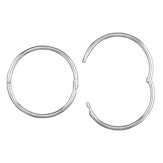 Sterling silver hinged sleeper earrings deals