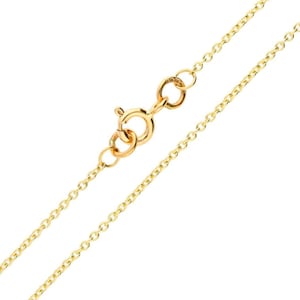 9ct Yellow Gold 16 inch Belcher Chain - SOLID 9K GOLD