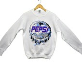 vintage 90s pepsi promo sweatshirt size small