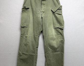Vintage WW2 M43 Field Cargo Pants Size 32