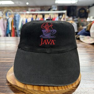 Vintage 90s Java Software Strap Back Hat