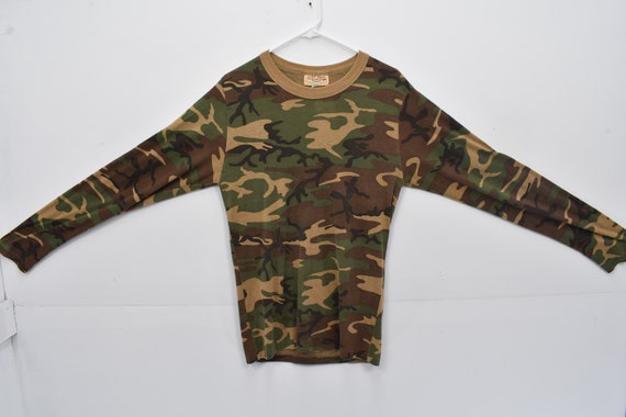 80s Saftbak Woodland Camo Longsleeve 