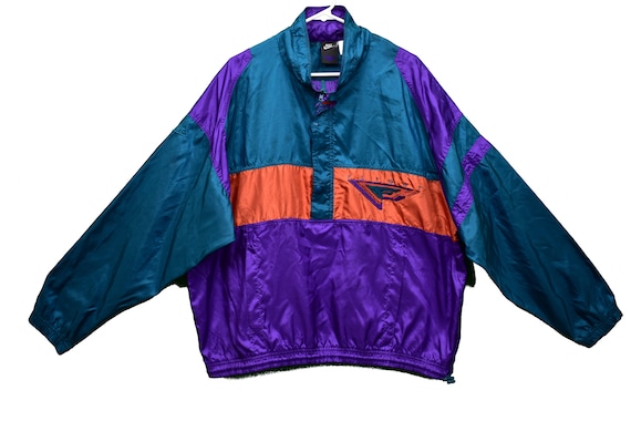 90s nike flight color block windbreaker jacket siz