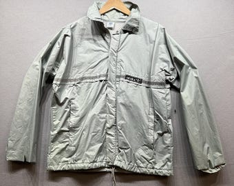 Vintage 80s Adidas Windbreaker Jacket Size Medium
