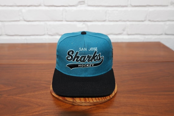 San Jose Sharks 90s Vintage Original Visor Hat New Nhl Hockey 