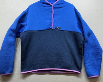 Vintage 90s Stohlquist Half Button Kayaking Sweatshirt Size Large