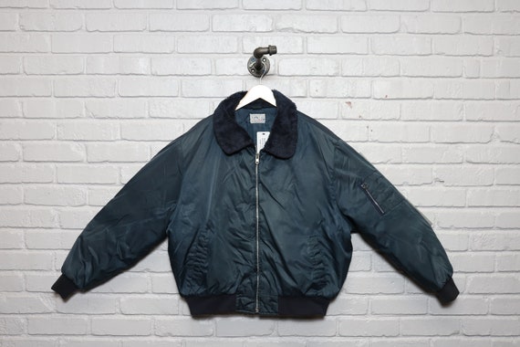 80s spare time bomber jacket size xxl - image 1