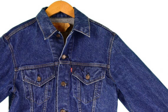 vintage 80s levis type 3 trucker 2 pocket jacket s