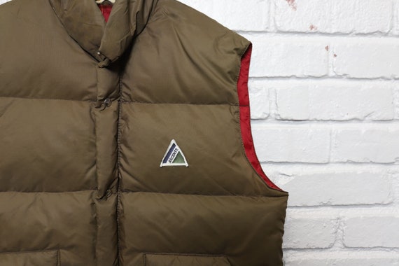 80s ascente puffer vest size large - image 2