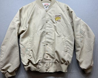 Vintage 80s Gold Nugget Poultry Jacket Size Medium