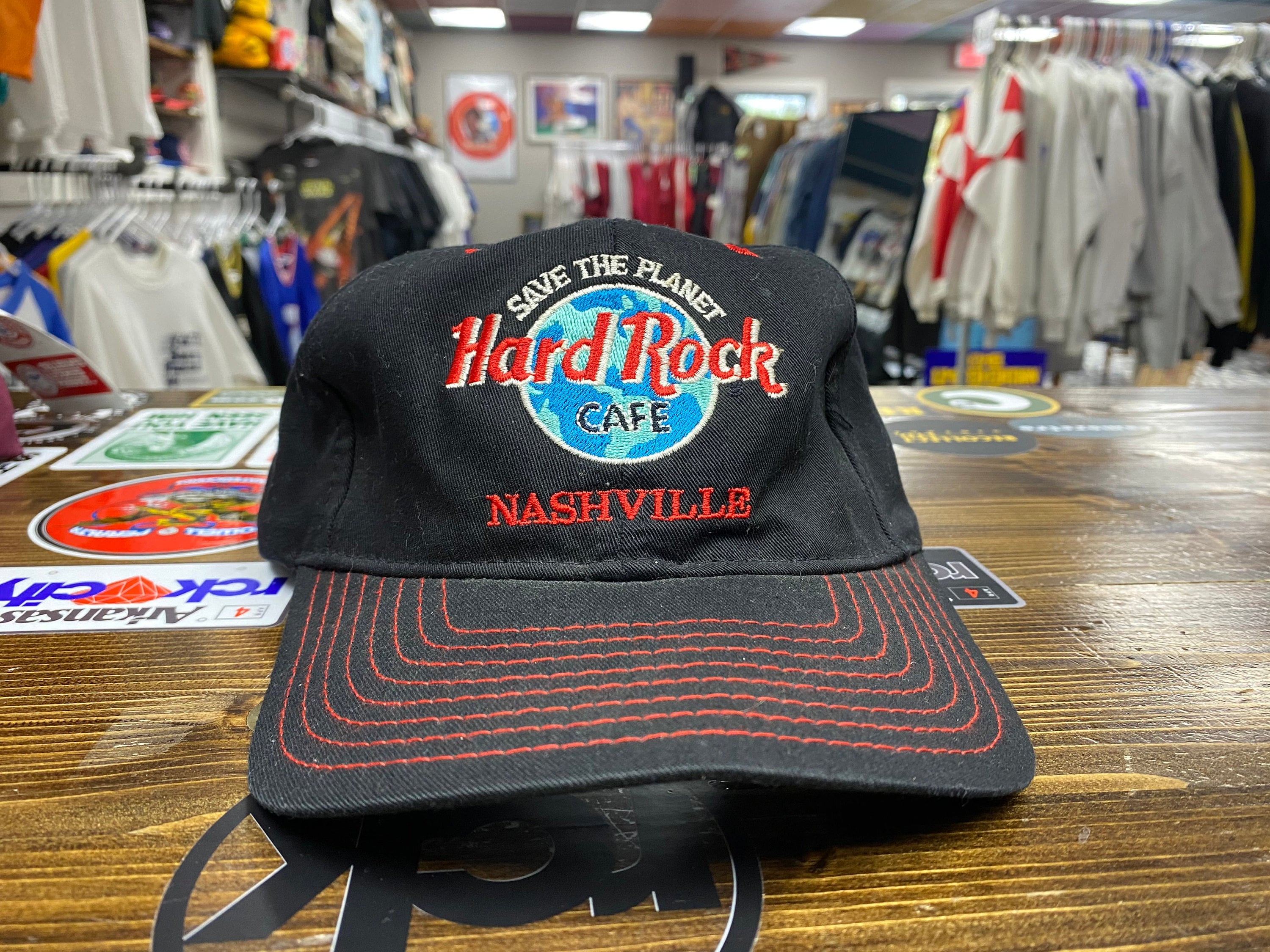 90s Hard Rock Cafe Nashville Snapback Hat Etsy 日本