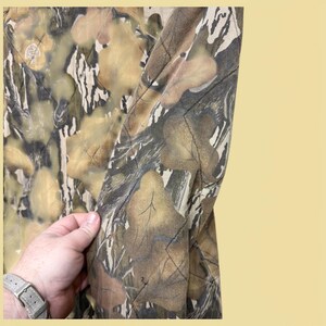 Vintage Mossy Oak Fall Foliage 90s Camo Jacket Broken Zipper Size Small image 6