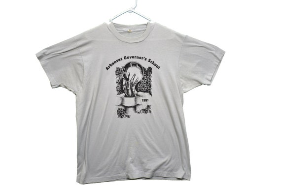 90s arkansas governors school mc escher tee shirt
