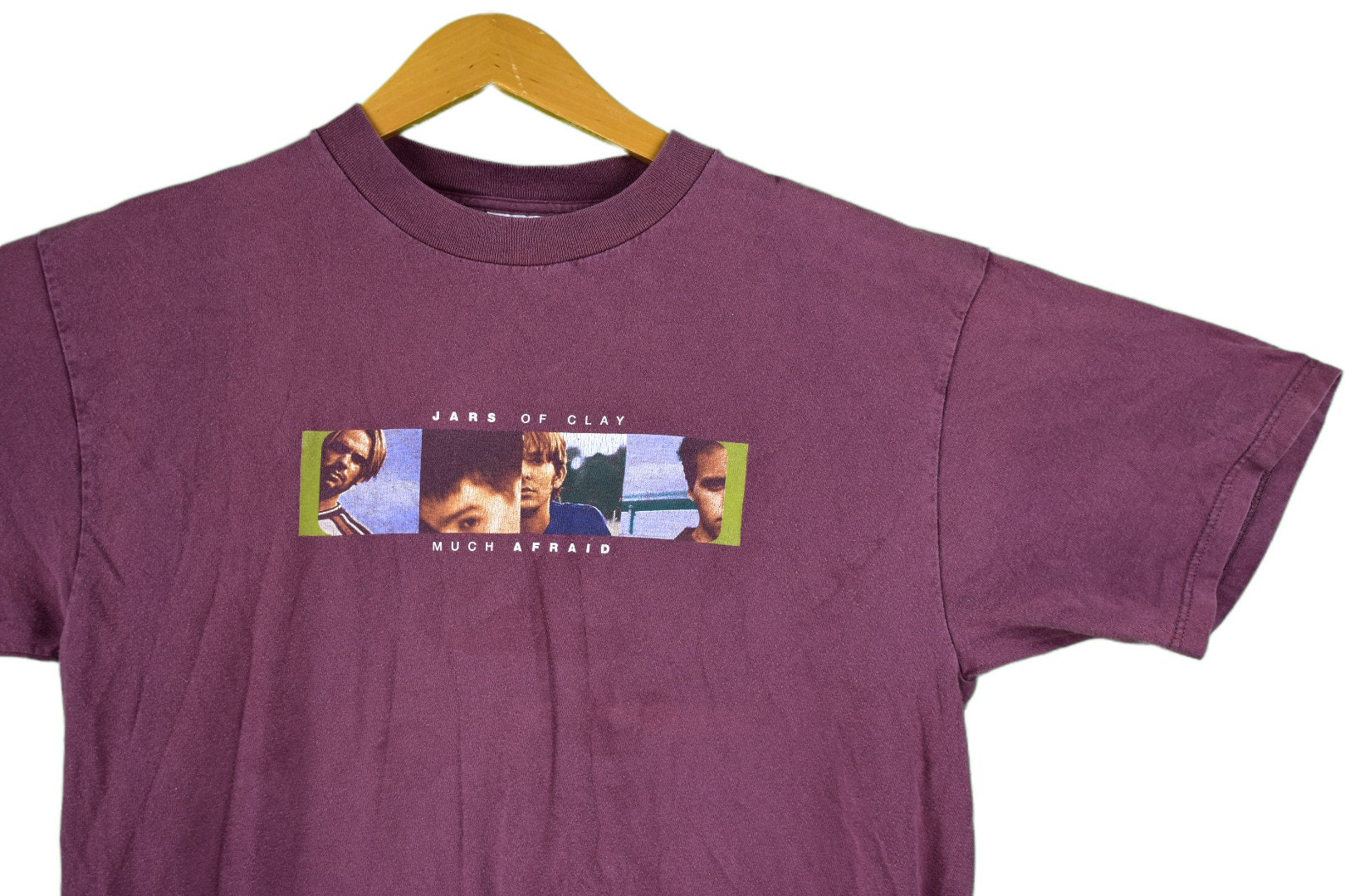 Vintage 90s Jars of Clay Christian Rock Band Tee Shirt Size XL