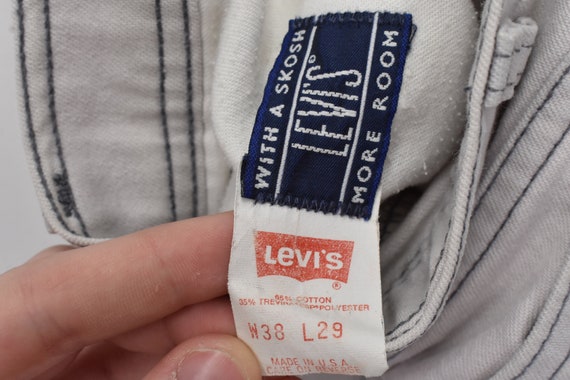 80s Levis With a Skosh More Room Jeans Size 39/27 - Etsy