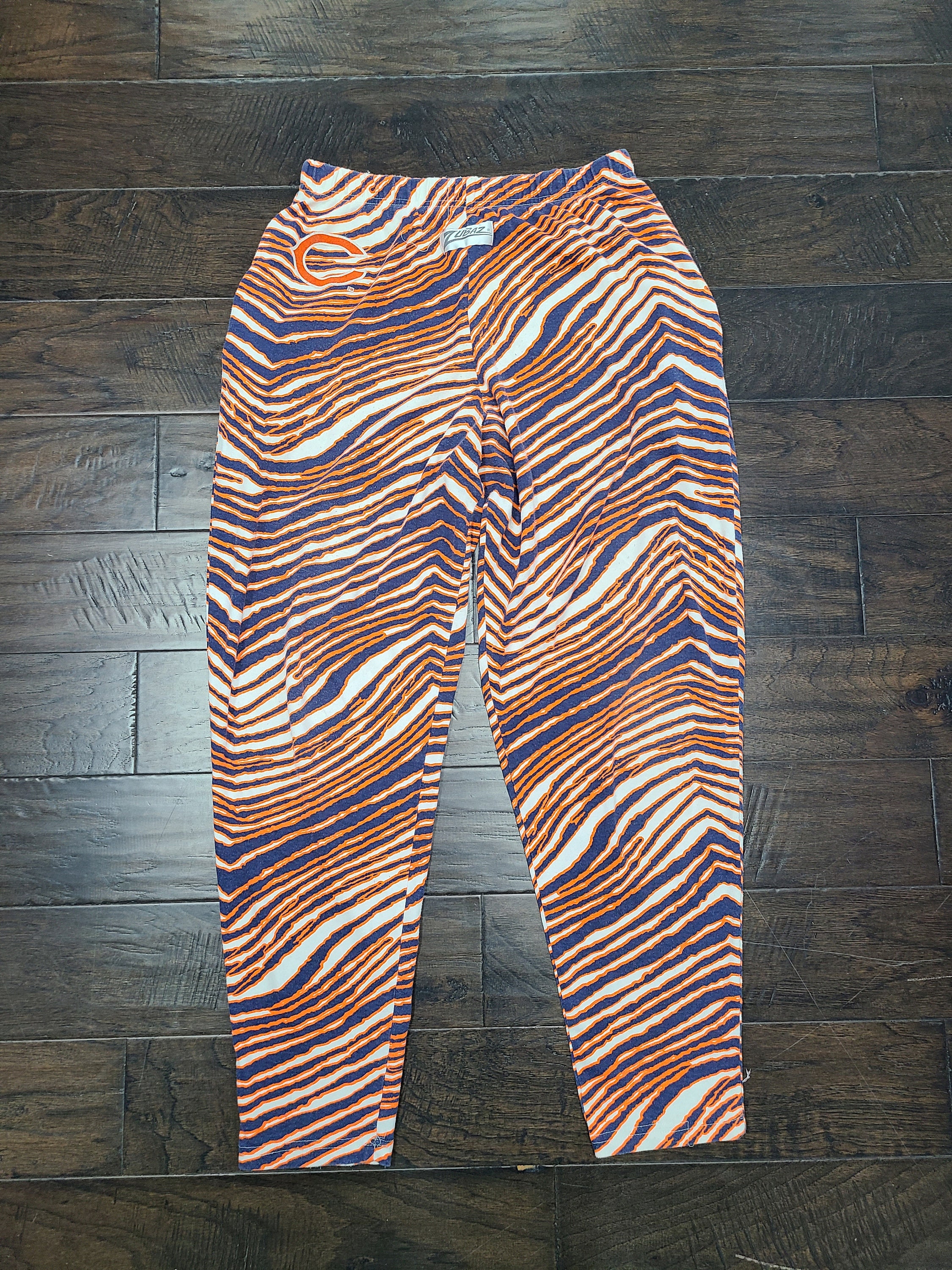 90s Chicago Bears Zubaz Tiger Stripe 