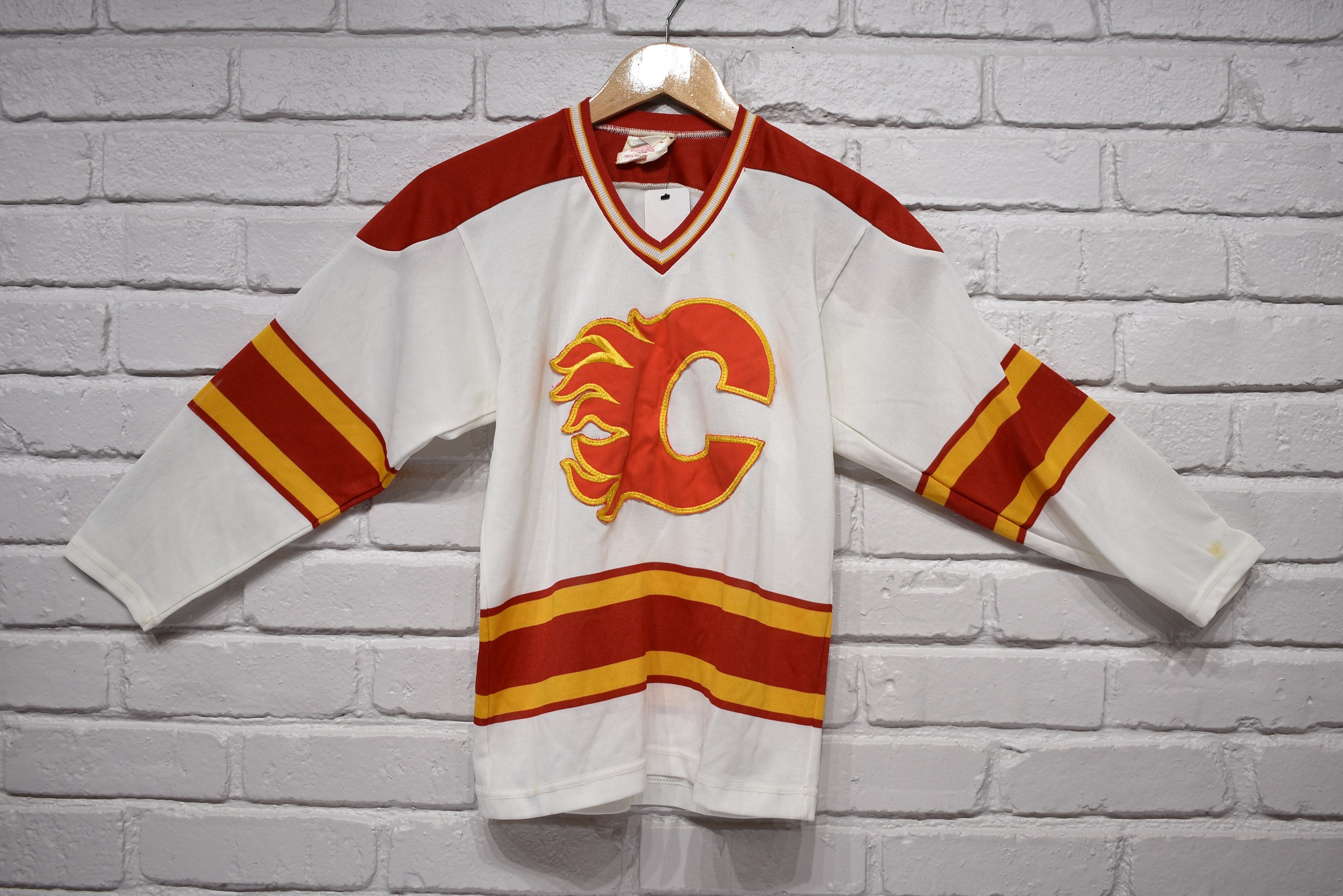 Wade Belak Vintage Calgary Flames Pro Player Hockey Jersey -  Finland