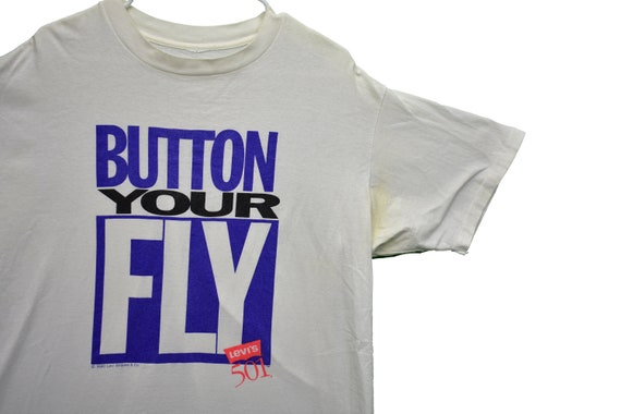 90s Levis Button Your Fly 501 Tee Shirt 