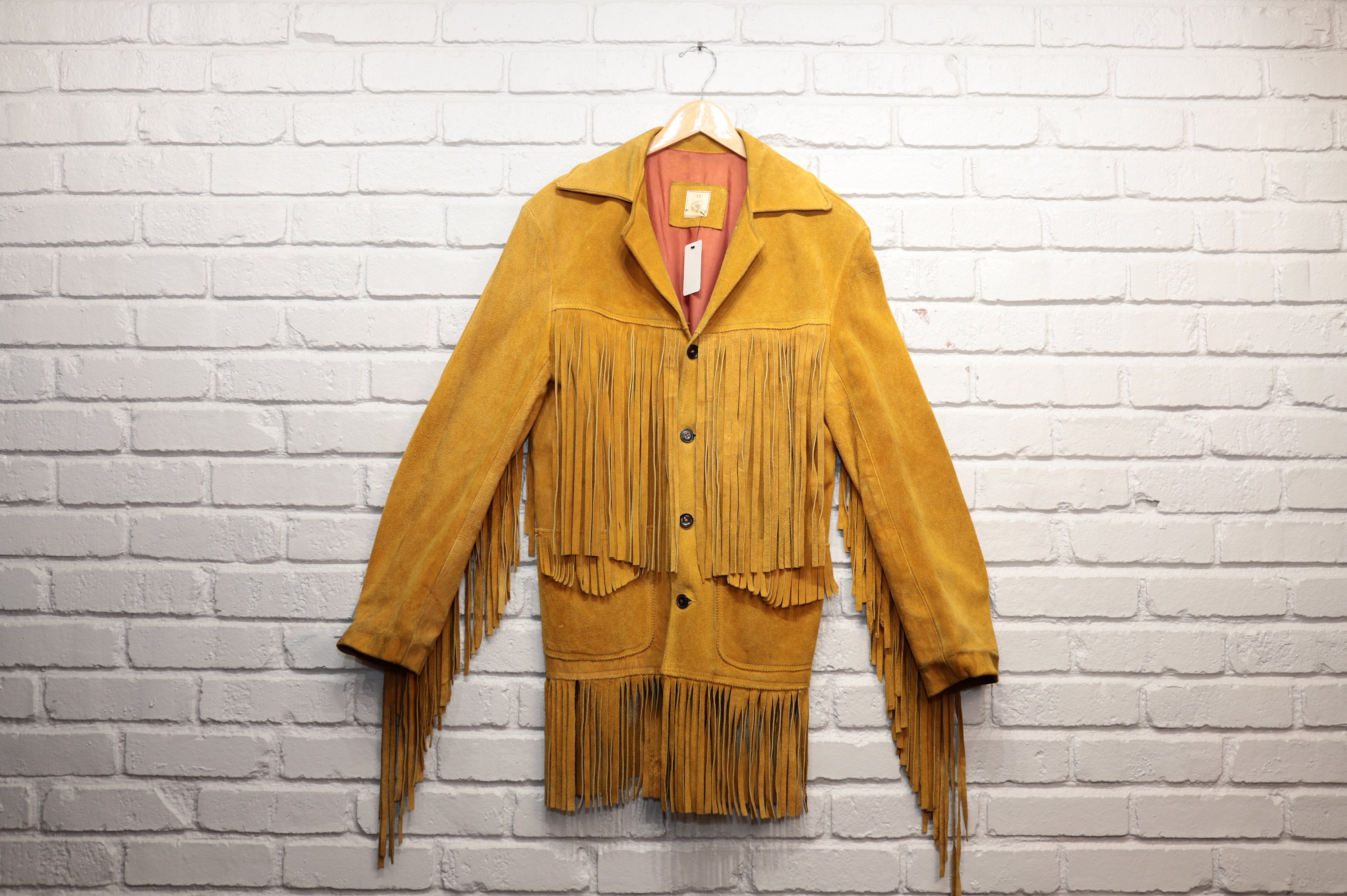Yellow fringe best sale jacket