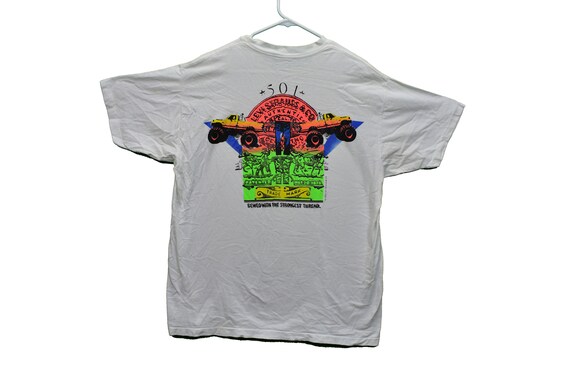 90s levis 501s monster truck tee shirt size xl