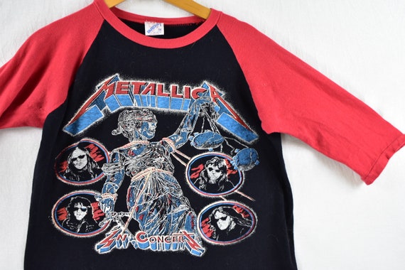 metallica baseball tee