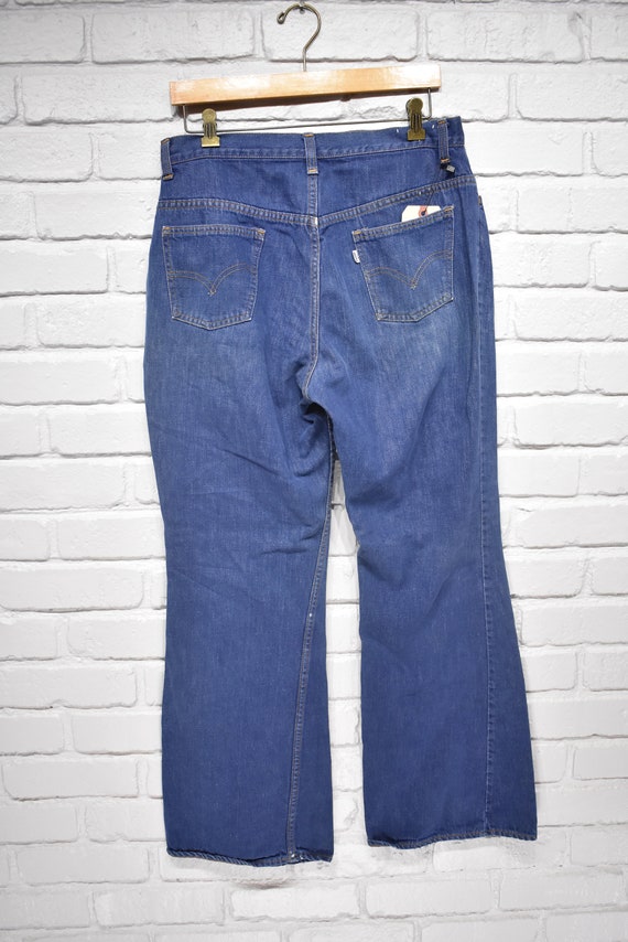 60s levis for gals big E wide leg flare jeans 30/… - image 5