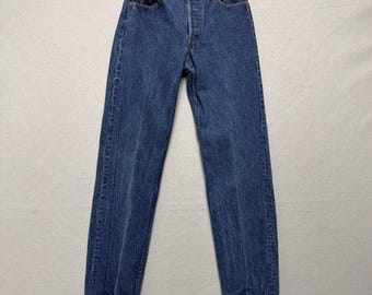 Vintage Levi's 701 Student 1980s Button Fly 501 Jeans Size 24