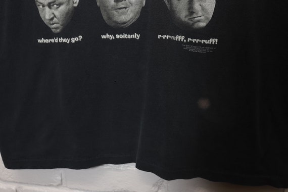 90s three stooges faces of a knucklehead tee shir… - image 3
